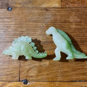 Vintage 80s 90s Glow-in-the-Dark Dinosaur Reptile Toys